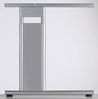 Schreibtisch, höhenverstellbar, 160x80cm, Weiß / Silber Bild 3