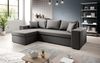 Luxusbetten24 Schlafsofa Designer Sofa Denver, mit Stauraum und Schlaffunktion Bild 2