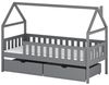 Kinderbett Darynka mit 2 Bettschubladen (Farbe: Asche) Bild 4