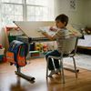 IDIMEX Kinderschreibtisch MARIO, Kinderschreibtisch höhenverstellbar Schreibtisch für Kinder Kindertisc Bild 2