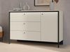 Kommode 1D3S Enna EN-04 (Farbe: Sandbeige / Schwarz + Sandbeige) Bild 2