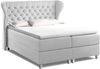 99rooms Turin Boxspringbett Kunstleder 200x200 cm Grau Bild 3