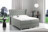 99rooms Turin Boxspringbett Kunstleder 200x200 cm Grau Bild 2
