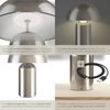 tectake Schreibtischlampe Akku-Tischlampe, Dimmbar, nicht relevant, Kleine Retro-Tischleuchte im angesagten Pilzdesign der 70er-Jahre Bild 4