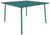 Vente-unique - MIRMANDE Garden dining set Metall Blau - B 120 cm x H 75 cm x L 120 cm Bild 1