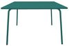 Vente-unique - MIRMANDE Garden dining set Metall Blau - B 120 cm x H 75 cm x L 120 cm Bild 4