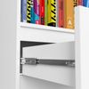 Home Collective Bücherregal Schrank Büroregal weiß 60cm breit 180cm hoch, mit Schublade unten Bild 4
