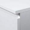 Home Collective Bücherregal Schrank Büroregal weiß 60cm breit 180cm hoch, mit Schublade unten Bild 3