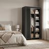 VCM Kleiderschrank Ostila 922211 Anthrazit H. 175 x B. 101 x T. 51 cm Bild 3