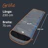 yourGEAR Deckenschlafsack yourGEAR Schlafsack Ostria -3°C Deckenschlafsack 230x75 cm Bild 2