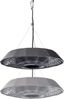 Enders Deckenstrahler Marbella, Elektro Heizpilz,Terrassenheizer, höhenverstellbarer Heizstrahler, für den Aussenbereich, 2.000 Watt Halogenstrahler, inkl. Fernbedinung, mit LED-Beleuchtung #4925 Bild 3