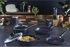 Tefal G28119 Black Stone Wokpfanne 28 cm | Mineralia+ Antihaftversiegelung | sicher | Thermo-Signal | induktionsgeeignet | gesund Kochen | Stone-Effekt | Schwarz, Aluminium Bild 5