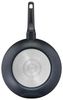 Tefal G28119 Black Stone Wokpfanne 28 cm | Mineralia+ Antihaftversiegelung | sicher | Thermo-Signal | induktionsgeeignet | gesund Kochen | Stone-Effekt | Schwarz, Aluminium Bild 3