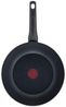 Tefal G28119 Black Stone Wokpfanne 28 cm | Mineralia+ Antihaftversiegelung | sicher | Thermo-Signal | induktionsgeeignet | gesund Kochen | Stone-Effekt | Schwarz, Aluminium Bild 2