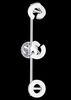 Fischer & Honsel 23283 LED Deckenleuchte Donut 3-flammig chrom 48 cm Bild 2