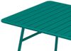 Vente-unique - MIRMANDE Garden dining set Metall Blau - B 80 cm x H 74,5 cm x L 160 cm Bild 5