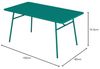 Vente-unique - MIRMANDE Garden dining set Metall Blau - B 80 cm x H 74,5 cm x L 160 cm Bild 3