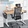 KESSER® Höhenverstellbarer Schreibtisch elektrisch | Ergonomisch Steh-Sitz Schreibtisch | 3-Funktions-Memory Steuerung | Inkl. 360° Rollen & USB-Ladeanschluss | Computertisch für Homeoffice Beige, 100 x 60 cm Bild 3