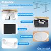 KESSER® Höhenverstellbarer Schreibtisch elektrisch | Ergonomisch Steh-Sitz Schreibtisch | 3-Funktions-Memory Steuerung | Inkl. 360° Rollen & USB-Ladeanschluss | Computertisch für Homeoffice Beige, 100 x 60 cm Bild 2