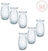 Spetebo Cocktailglas Glas im Ananas Design 400 ml - 6er Set -, Glas, im stylischen Ananas Design Bild 3
