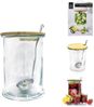 HOME DECO FACTORY Trinkglas, 5 l, Transparent/Braun Bild 4