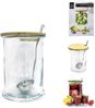 HOME DECO FACTORY Trinkglas, 5 l, Transparent/Braun Bild 2