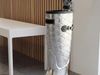 Schirmständer Aluminium Silber 44cm Stiefel Form - Design Regenschirmständer - Ausgefallener Alu Schirmhalter - Moderne Flur Schirmaufbewahrung Handmade Bild 5