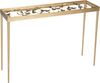 SAFAVIEH Glam Accent Table with Iron Legs, in Gold and Clear, 30 X 107 X 76.2 Bild 4