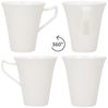 MamboCat Becher 6x Ivory Kaffeebecher 220ml Porzellan-Tassen 6 Personen Tee Kakao, Porzellan Bild 4