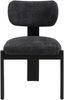 Vente-unique - WILANA Stuhl Stoff Schwarz - B 60 cm x H 85 cm x L 56 cm Bild 3