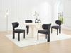 Vente-unique - WILANA Stuhl Stoff Schwarz - B 60 cm x H 85 cm x L 56 cm Bild 2