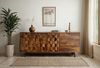 Sideboard Sheesham Massivholz 175cm Loft Industrial Design Metallgestell Stauraum Bild 4