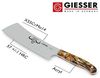 GIESSER Santokumesser Küchenmesser 1925 wwr 16, extreme Schärfe, Kullenschliff, Faszination Schärfe Bild 3