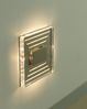 TRANGO LED Einbauleuchte, 5er Set SL-053 LED Design Wandleuchte *SOFIE* Transparent Eckig - Wand- & Treppenleuchte IP44 für Innen und Außen inkl. 1x je 1 Watt LED Modul - warmweiß 3000K beliebig erweiterbar – direkt 230 Volt, Treppenbeleuchtung, Stufen... Bild 2