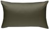 Mako-Satin / Baumwollsatin Bettwäsche uni / einfarbig dark olive Kissenbezug 60x80 cm Bild 3