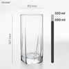 KONZEPT Gläser-Set 6 teilig/12 teilig, Longdrinkgläser, groß-280ml, 12-tlg, sicheres,Klares Glas ohne Mängel, Robust und langlebig Bild 3