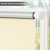 WOLTU Verdunklungsrollo ohne Bohren Beige 95x160 cm (BxH), Thermorollo Klemmfix Fensterrollo Seitenzugrollo easyfix Verdunkelung Rollos Sichtschutz und Sonnenchutz, Klemmrollo für Fenster & Tür Bild 4
