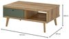 Couchtisch Juna in Salbei und Eiche Evoke 107 x 67 cm Bild 3