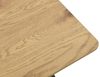 Esstisch >Fiete< in Eiche Dekor, schwarz, MDF, Metall - 80x75x80cm (BxHxT) Bild 5