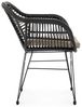 IDIMEX Gartenstuhl PARAMO (2 St), In & Outdoor Esszimmerstuhl 2er Set mit Metallgestell in Rattan Optik Bild 5