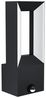 Eglo 98726 LED Wandleuchte RIFORANO Aluguss schwarz / Kunststoff weiß LxBxH:11,0 x 9,5 x 29 cm - IP44 - 2X5W - 3000K mit Sensor Bild 1