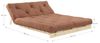 Schlafsofa ROOTS 140 cm Polster CLAYBROWN von KARUP Klappgestell Kiefer Bild 3