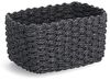 Zeller Aufbewahrungskorb-Set, 3-tlg, Papiergeflecht,, schwarz, ca. 18 x 12 x 9, 21 x 15 x 11, 24 x 18 x 13 cm Bild 3