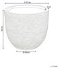 Blumenkübel LIXOURI 47 cm Hellgrau Bild 3