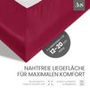 Bettwaesche-mit-Stil Mako-Satin Spannbettlaken pink 200x220cm Bild 3