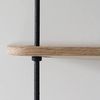 Woud Wandregal Stedge Schwarz 2er (80 cm) 140014 Bild 4