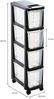 Mondex Schubladen Rollcontainer Turm Wagen Wäschesortierer schmal Bild 3