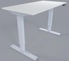 Bisley Home Tisch, Metall, Gestell 396 weiß Platte 005 weiß, Medium Bild 2