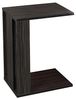Hanah Home Elegant Wenge Side Table with Hidden Casters, 35 x 61 x 45 cm | 100% Melamine Coated Particle Board, 18 mm Thick | Perfect for Modern Living Spaces Bild 5