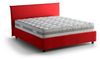 Talamo Italia - Bibiana Doppelbett, Bettkasten mit Stoffbezug, 100 % Made in Italy, Öffnung vorne, inklusive Matratze 160x190 cm, Rot Bild 3